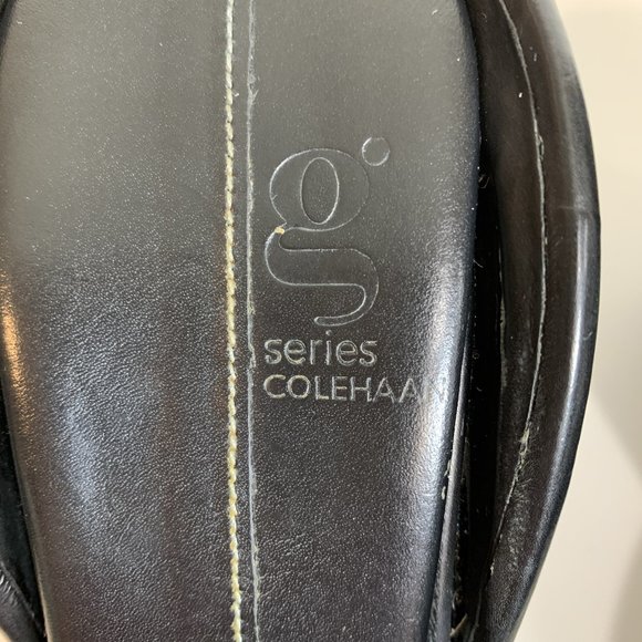 COLE HAAN Nike Air Black Leather Heels Shoes - Picture 7 of 7